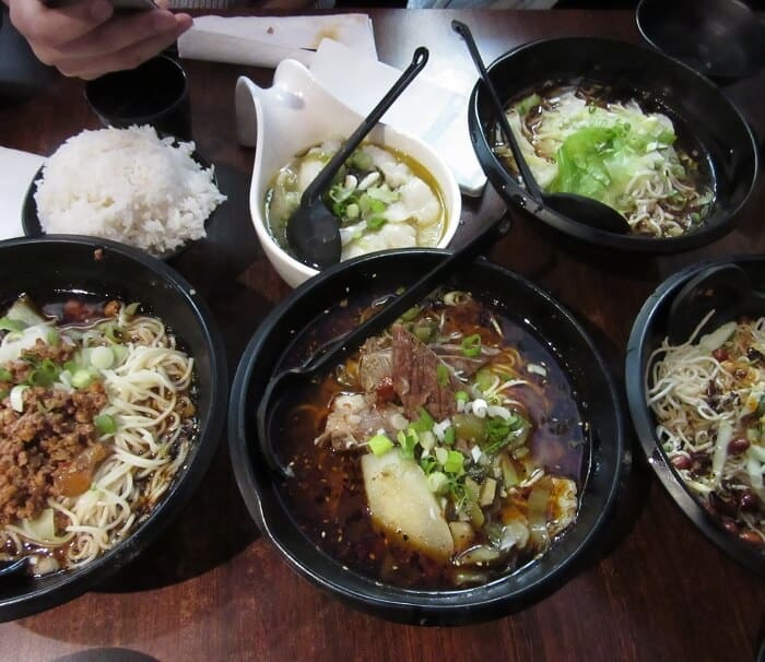 Szechuan noodles from Chong Qing Xiao Mian in San Francisco. #noodles #szechuan #sanfrancisco #chinatown